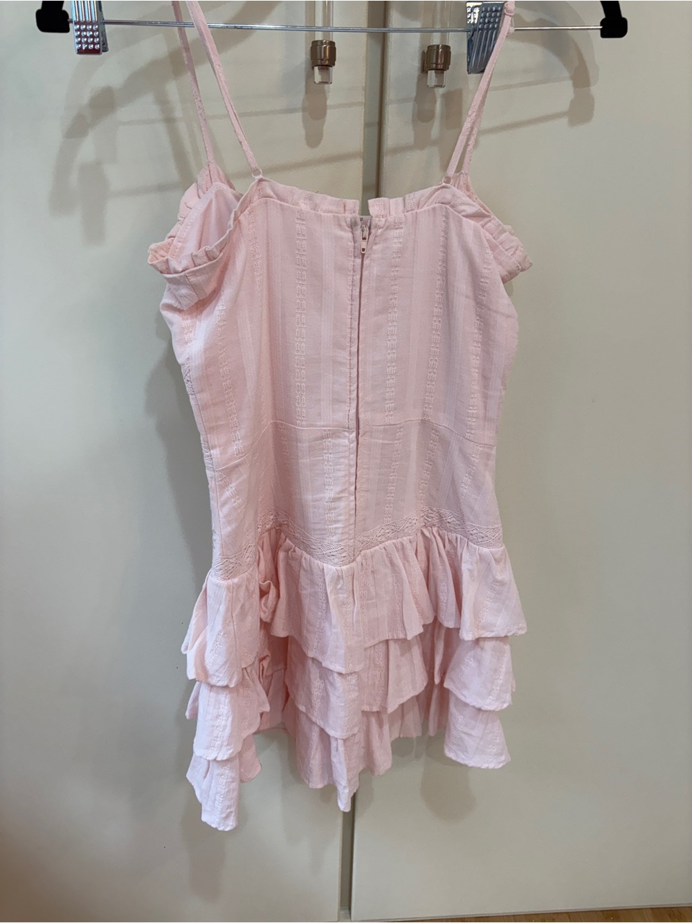 Altar'd State Light Pink Ruffle Mini Dress - Picture 3 of 4
